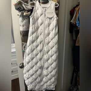 White Quilted Kids Sleeping Bag